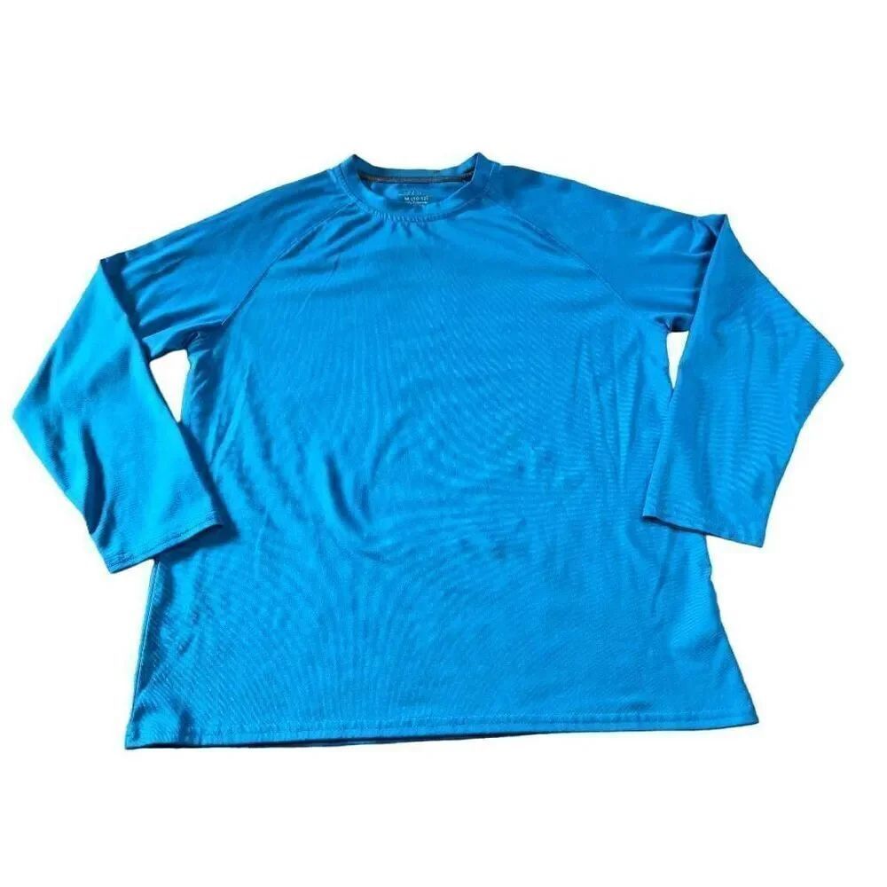 BCG longsleeve turquoise Boys shirt, lightweight L10/12